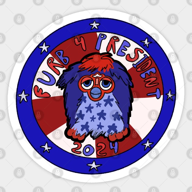 furb 4 president 2024 Sticker by annoyingarts